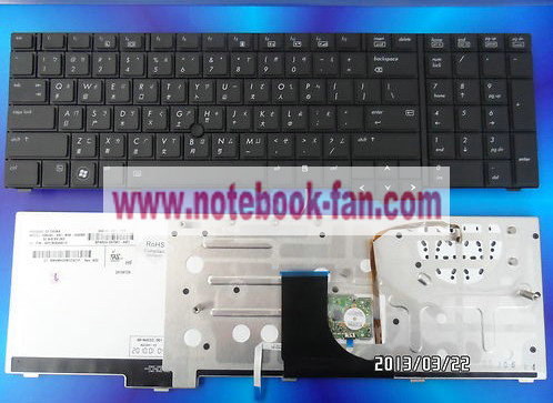 New HP Compaq 598045-AB1 HP 8740 8740W 8740P Backlight Keyboard